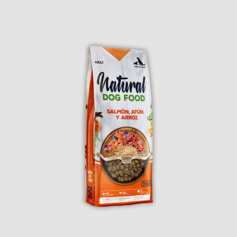 NATURAL DOG FOOD SALMON Y ATUN 15KG