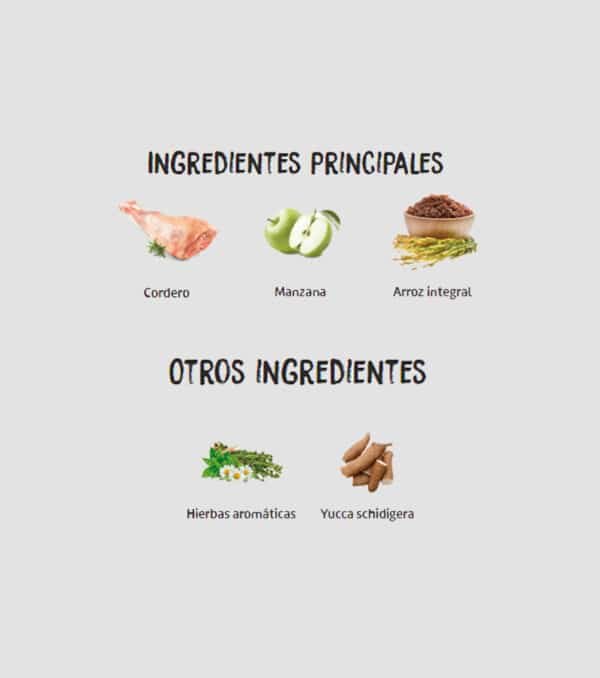 INGREDIENTES OWNAT CLASSIC CORDERO