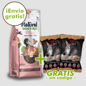 OFERTA NATURAL DOG FOOD MINI + SNACKS DE REGALO